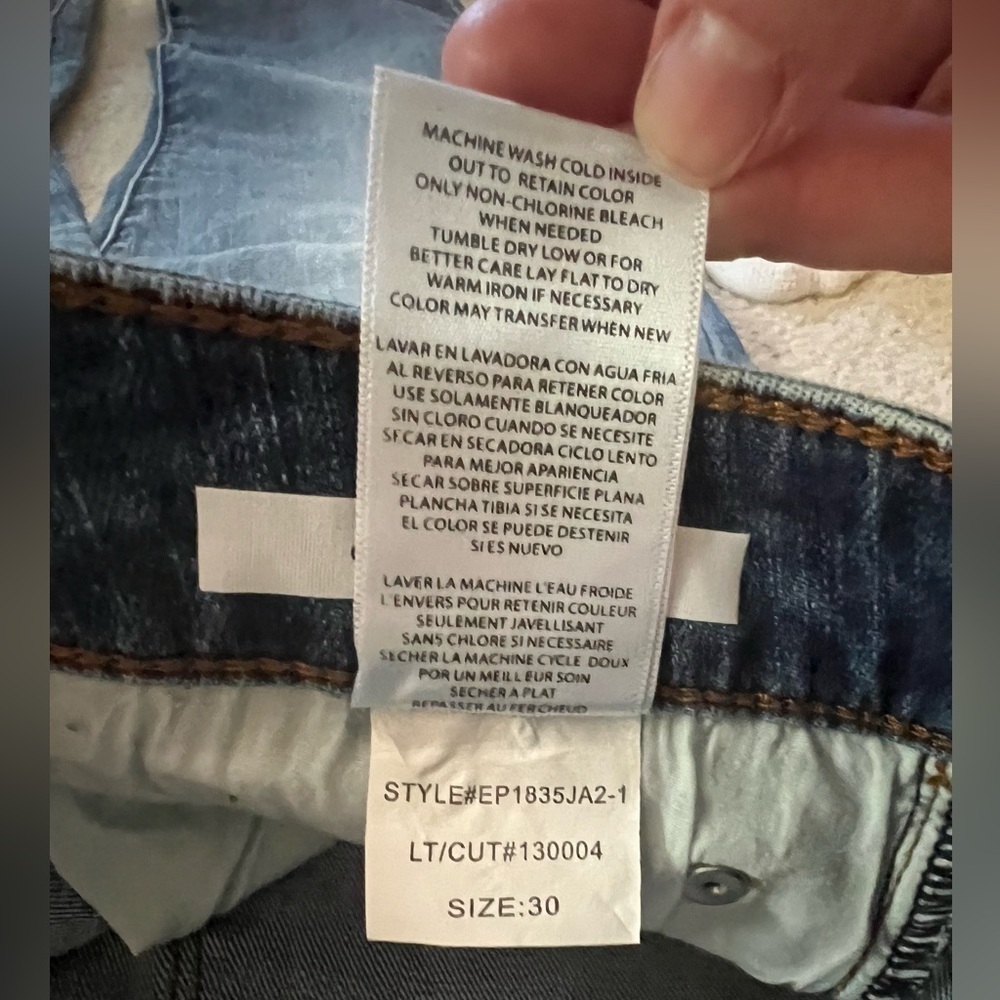 New‎ NWT STS BLUE jeans 30 Emma ankle skinny mid - Picture 9 of 14